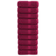 Vidaxl Guest Wipes Solund 10 pezzi 600 g m² 30x30 cm Bordeaux rosso