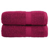 Vidaxl gastendoekjes solund 2 st 600 g m² 30x50 cm bordeauxrood
