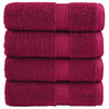 Vidaxl gastendoekjes solund 4 st 600 g m² 30x50 cm bordeauxrood