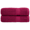 VIDAXL ASCOLLI BACCHI SOLUND 2 PCS 600 G M² 100x150 cm Bordeaux rosso