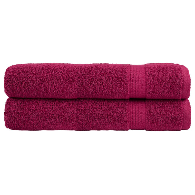 VIDAXL Sauna Stones Solund 2 PC 600 g M² 80x200 cm Bordeaux rosso