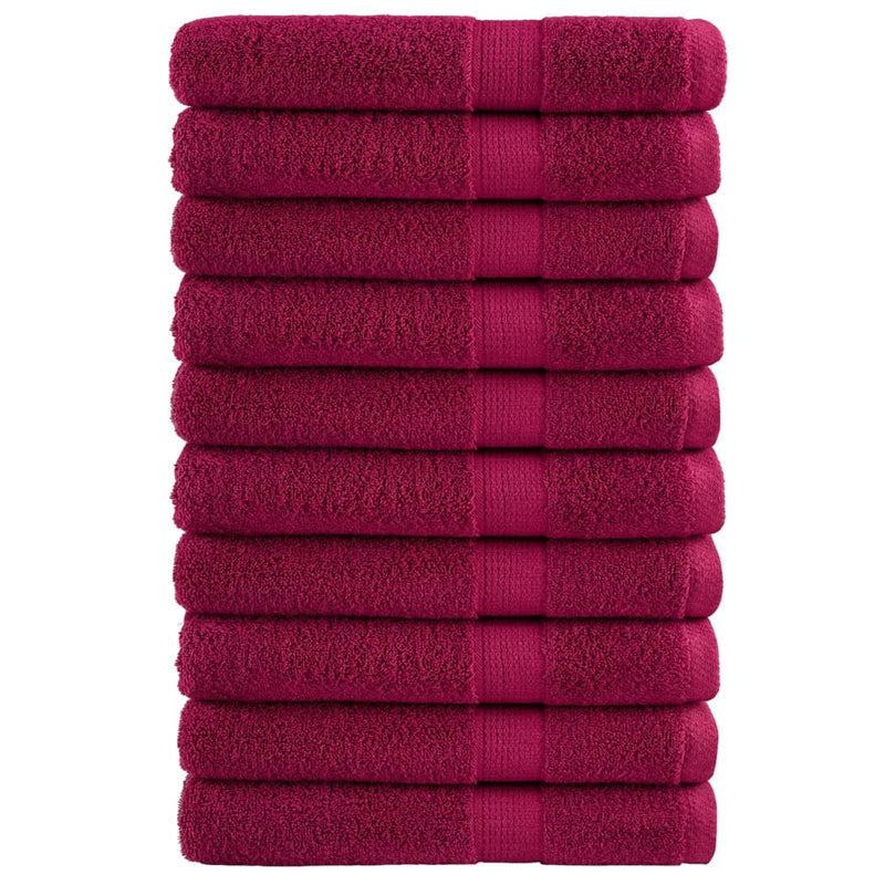 VIDAXL SAUNA ASCOLLI SOLUND 10 PCS 600 G M² 80x200 cm Bordeaux