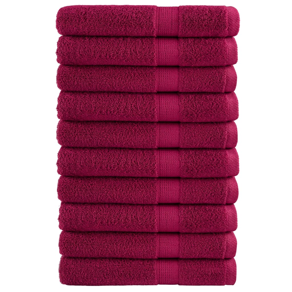 VIDAXL SAUNA ASCOLLI SOLUND 10 PCS 600 G M² 80x200 cm Bordeaux