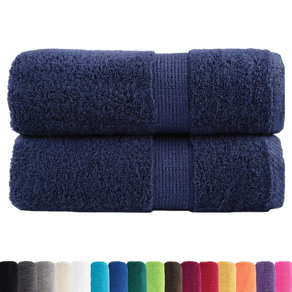Vidaxl Wipes Solund 2 PCS 600 g m² 30x30 cm de azul marino