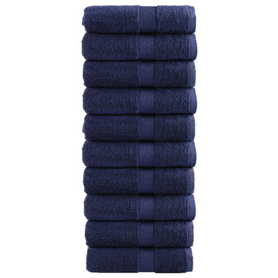 Vidaxl Wipes Solund 10 st 600 g m² 30x30 cm azul marino