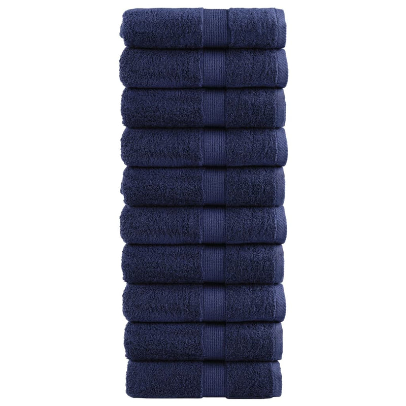 Vidaxl Guest Wipes Solund 10 St 600 g m² 30x30 cm Blu marino