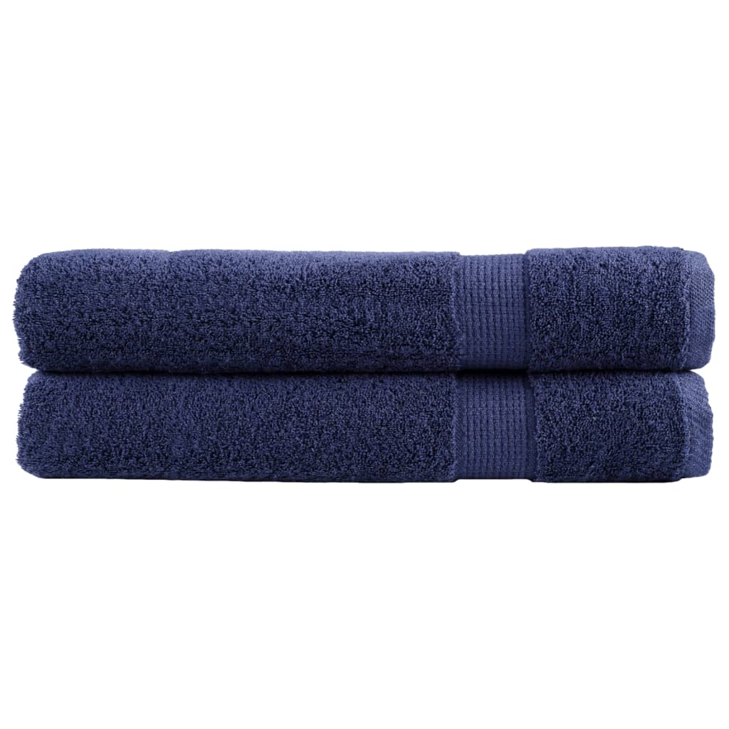 Vidaxl Sauna Shums Solund 2 pezzi 600 g m² 80x200 cm blu navy