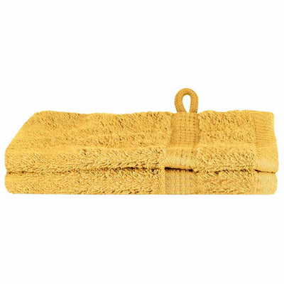 VidaXL toalla para invitados color oro 550 g/m²