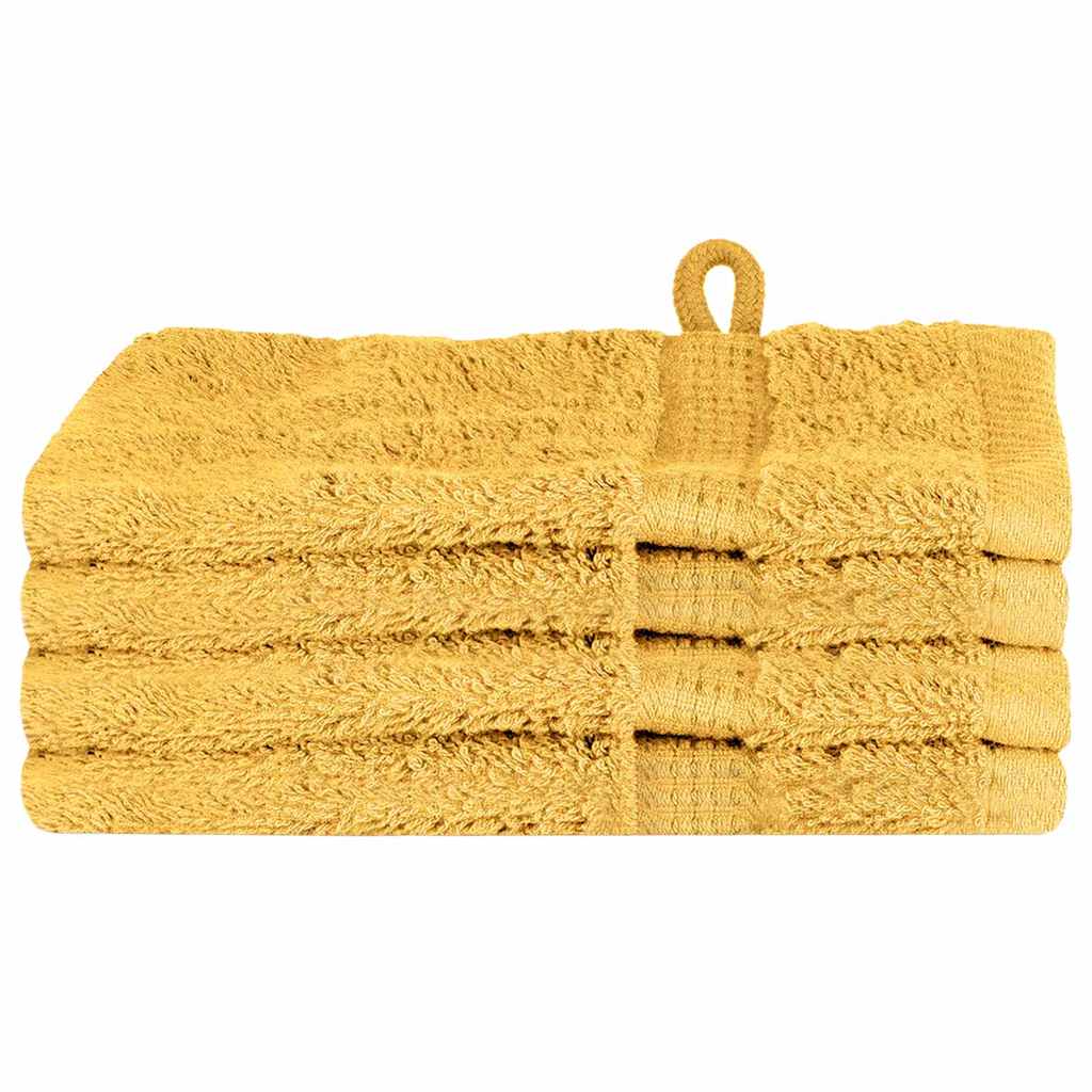 VidaXL toalla para invitados color oro 550 g/m²