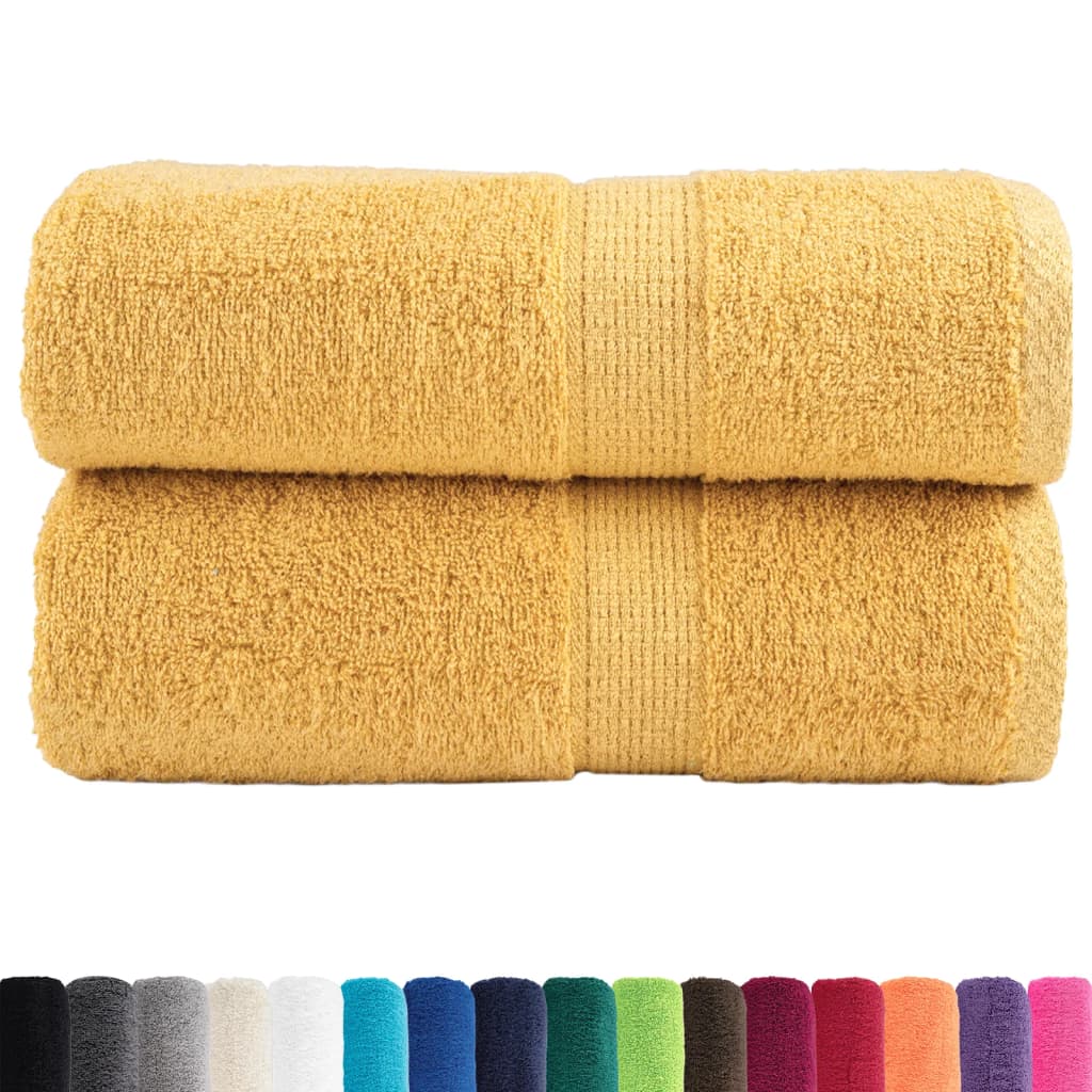 Vidaxl Guest Wipes Solund 2 pezzi 600 g m² 30x30 cm colorato in oro