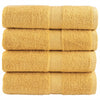 Vidaxl Wipes Solund 4 PCS 600 g m² 30x30 cm de color oro