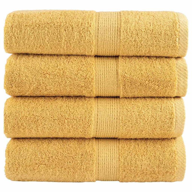 Vidaxl Guest Wipes Solund 4 pezzi 600 g m² 30x30 cm colorato in oro