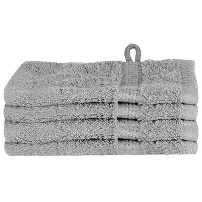 VidaXL toalla para invitados gris sólido 550 g/m²