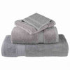 VidaXL toalla para invitados gris sólido 550 g/m²