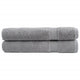 Vidaxl Towels Solund 2 pcs 600 g m² 100x200 cm Gray