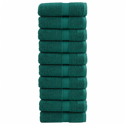 Vidaxl Guest Wipes Solund 10 pezzi 600 g m² 30x50 cm Verde