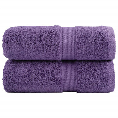 Vidaxl Guest Wipes Solund 2 pezzi 600 g m² 30x30 cm viola