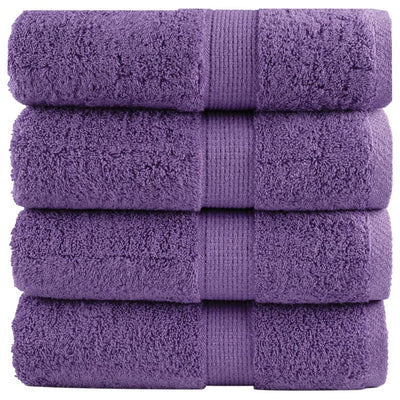 Vidaxl gastendoekjes solund 4 st 600 g m² 30x50 cm paars