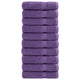 Toallas de baño Vidaxl Solund 10 PCS 600 g m² 70x140 cm Púrpura