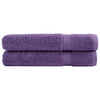 Asciugamani vidaxl solund 2 pezzi 600 g m² 100x200 cm viola