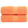 VidaXL guest towels solund 2 pcs 600 g m² 30x50 cm orange