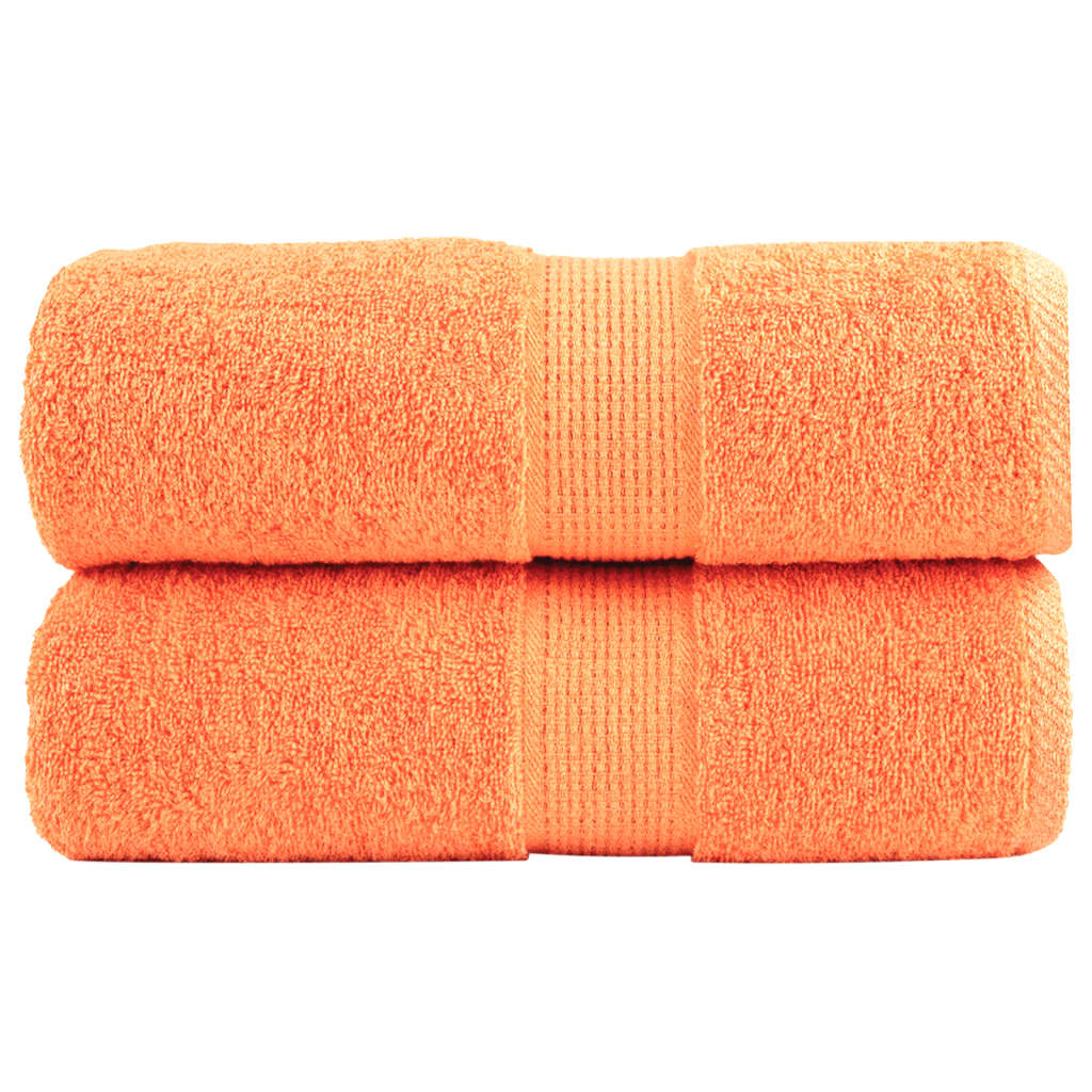 VidaXL guest towels solund 2 pcs 600 g m² 30x50 cm orange
