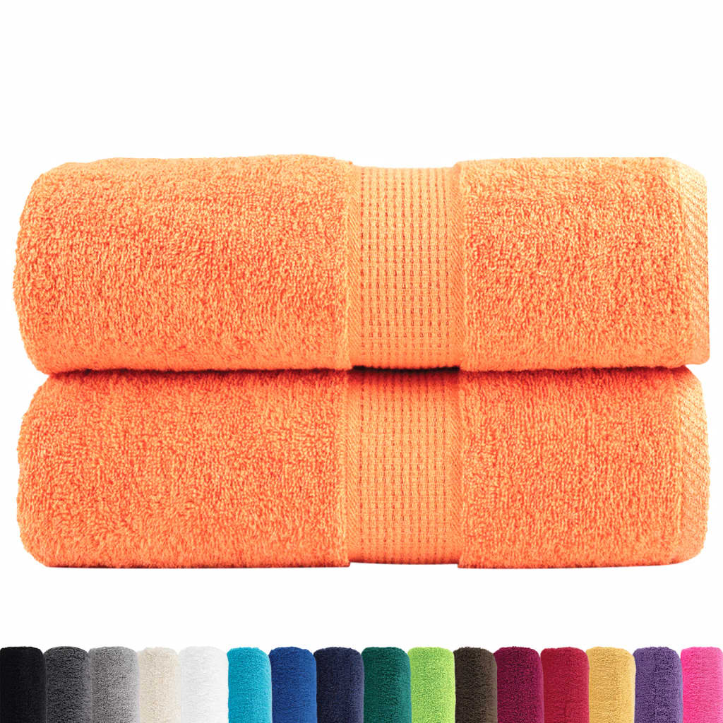 VidaXL guest towels solund 2 pcs 600 g m² 30x50 cm orange