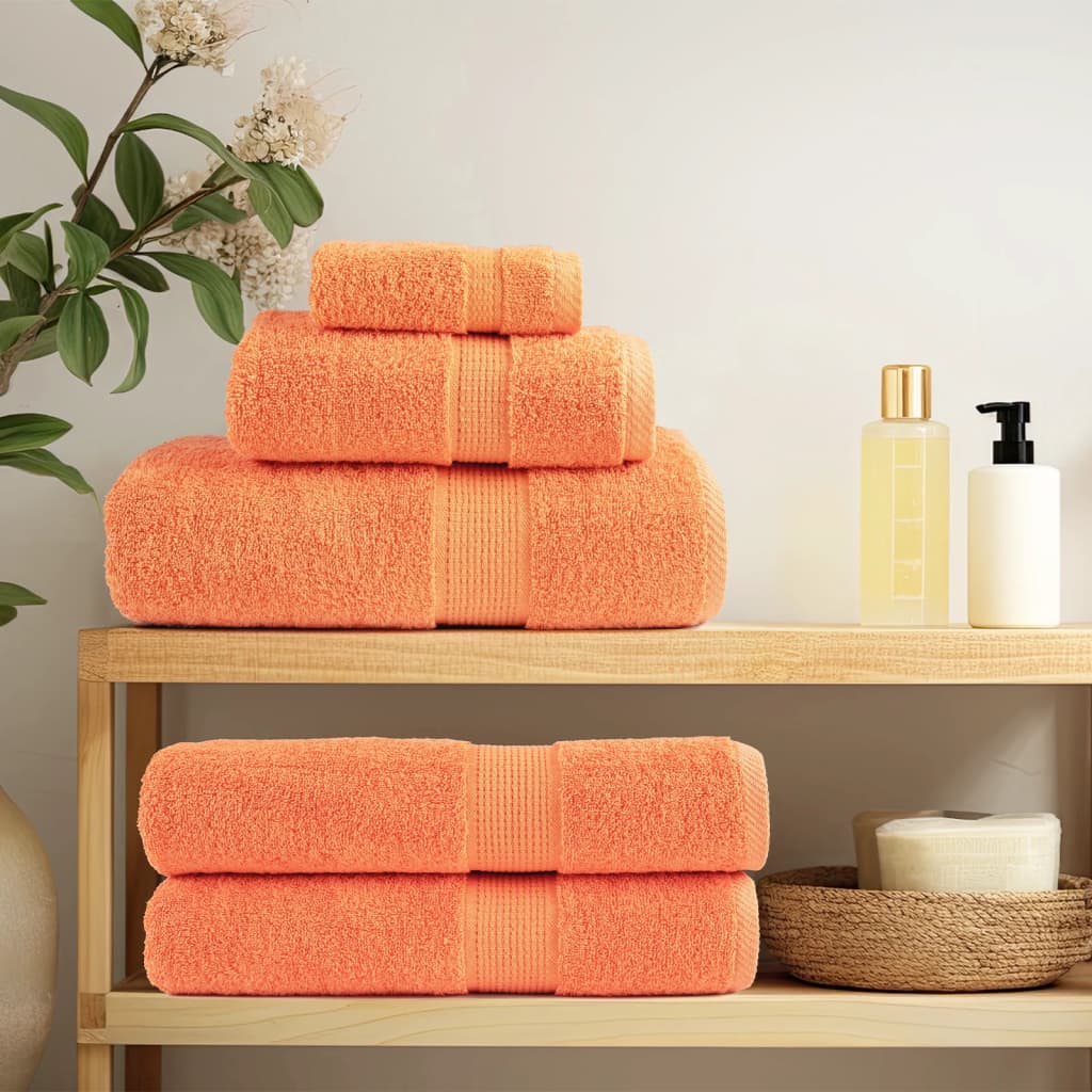 VidaXL guest towels solund 2 pcs 600 g m² 30x50 cm orange