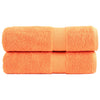 Vidaxl badhanddoeken solund 2 st 600 g m² 70x140 cm oranje