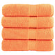 Toallas de baño Vidaxl Solund 4 PCS 600 g m² 100x150 cm
