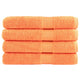 Toallas Vidaxl Solund 4 PCS 600 g m² 100x200 cm naranja