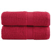Vidaxl gastendoekjes solund 2 st 600 g m² 30x30 cm rood
