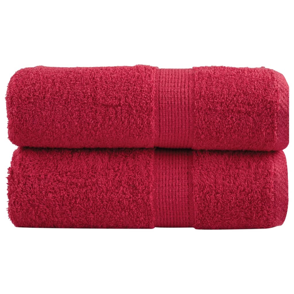 Vidaxl Guest Wipes Solund 2 pezzi 600 g m² 30x30 cm rosso