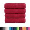 Vidaxl Guest Wipes Solund 4 pezzi 600 g m² 30x30 cm rosso