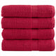 Toallas de baño Vidaxl Solund 4 PCS 600 g m² 100x150 cm