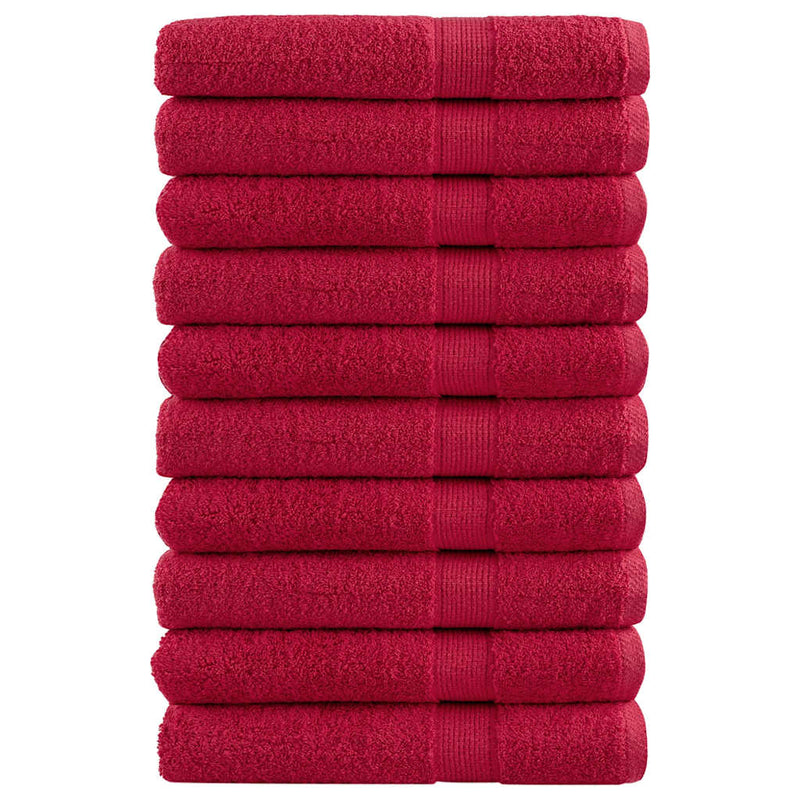 Vidaxl Sauna Solund 10 PCS 600 g m² 80x200 cm rojo