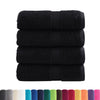 Vidaxl Guest Wipes Solund 4 pezzi 600 g m² 30x30 cm nero