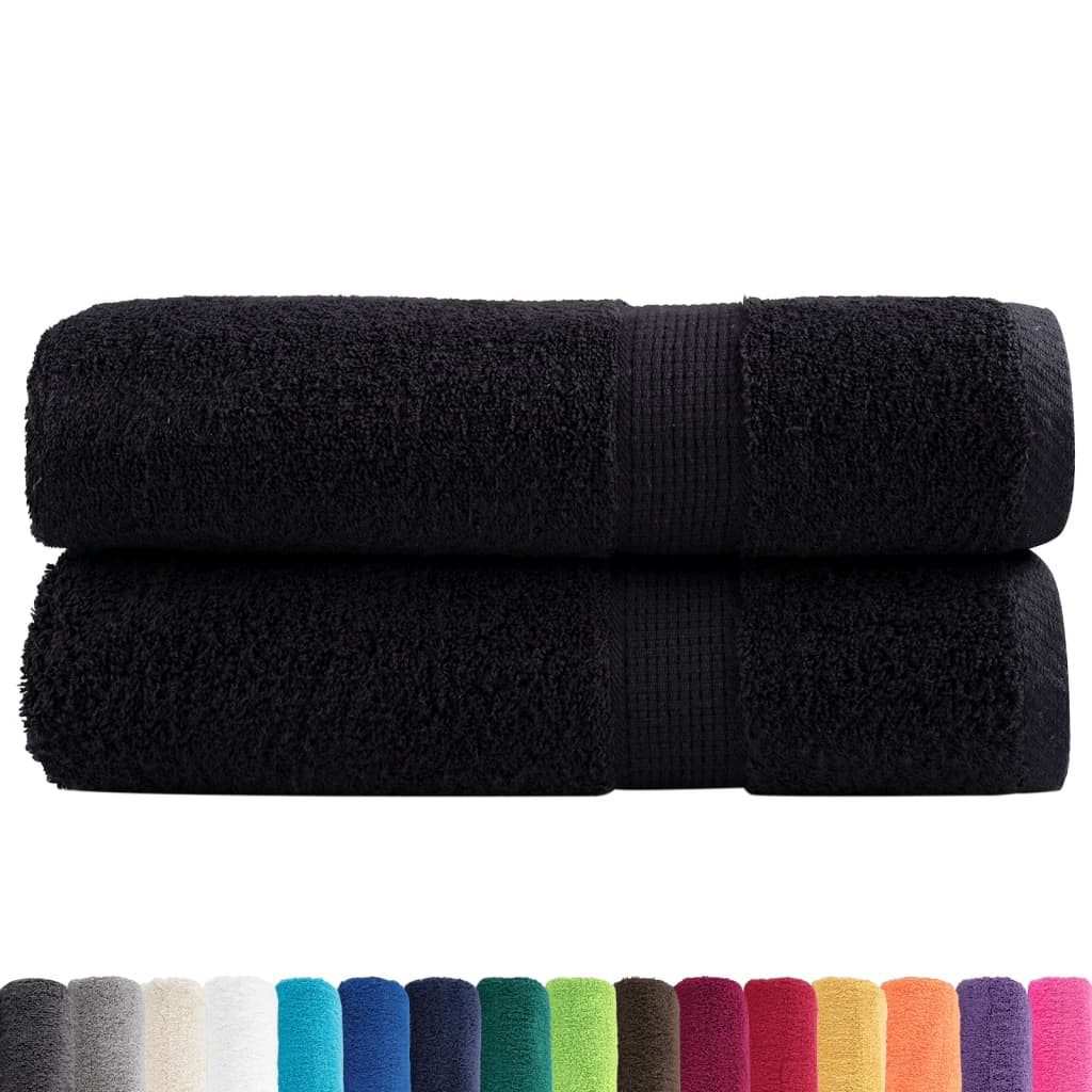 Asciugamani da bagno VidaXL solund 2 pezzi 600 g m² 100x150 cm