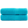 Vidaxl handdoeken solund 2 st 600 g m² 50x100 cm turquoise