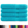 Toallas Vidaxl Solund 4 PCS 600 g m² 100x200 cm turquesa