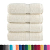VidaXL asciugamani ospite solund 4 pz 600 g m² 30x50 cm color crema
