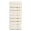 Asciugamani vidaxl solund 10 st 600 g m² 50x100 cm crema