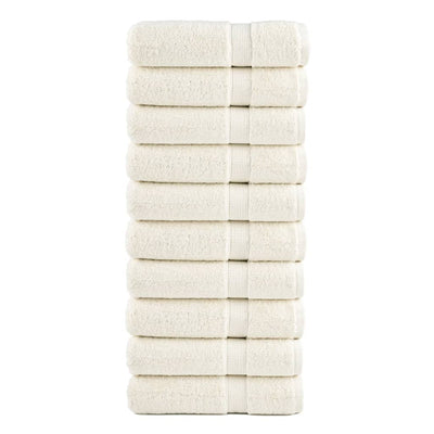 Toallas de baño de Vidaxl Solund 10 PCS 600 g m² 70x140 cm de crema