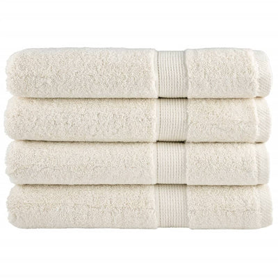 Vidaxl Sauna Cloths Solund 4 PCS 600 g m² 80x200 cm de crema -Colorada