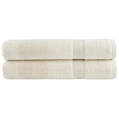 Vidaxl Toallas Solund 2 PCS 600 g m² 100x200 cm de crema