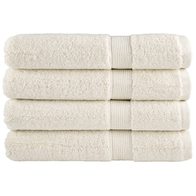 Vidaxl Toalls Solund 4 PCS 600 g m² 100x200 cm de crema -cochinillo