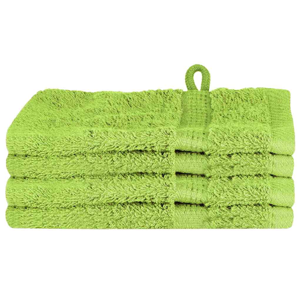 Vidaxxl toalla de invitados solund verde 550 gsm