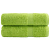 Asciugamani Vidaxx solund 2 pz 600 g m² 50x100 cm verde mela