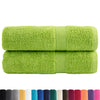 Asciugamani Vidaxx solund 2 pz 600 g m² 50x100 cm verde mela