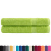 Toallas Vidaxl Solund 2 PCS 600 g m² 100x200 cm de manzana verde